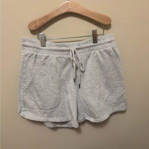 Stars Above Light Gray Athletic Shorts